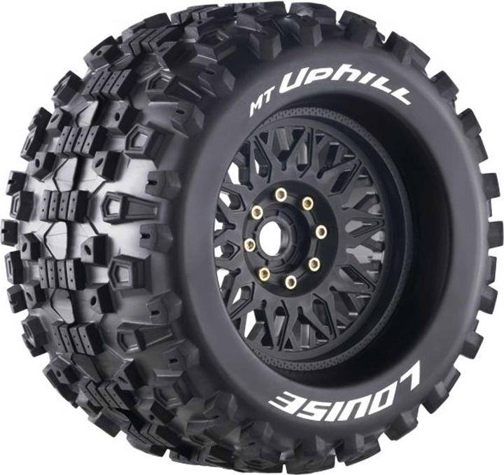 Produktbild Louise MT-UPHILL 1/8 SPORT (2) Uni-Sechskant tauschbar Felge schwarz 0 & 1/2 OFFSET HEX 17MM