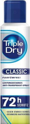 Actual product image Triple Dry Anti-Transpirant Spray 72h Protection, 150 ml (Spray, 150 ml)