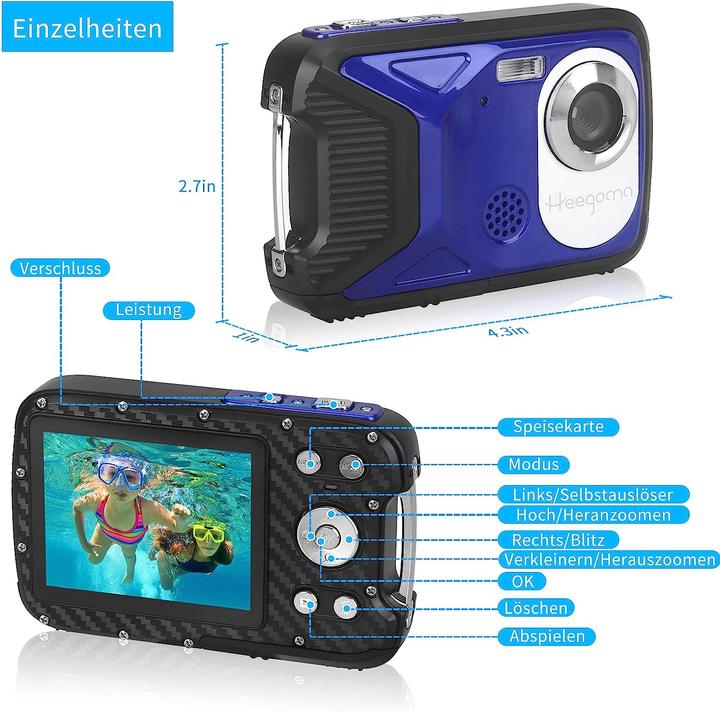Produktbild Heegomn Unterwasserkamera