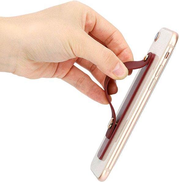 Actual product image Hurtel Self-adhesive finger holder with zipper - purple