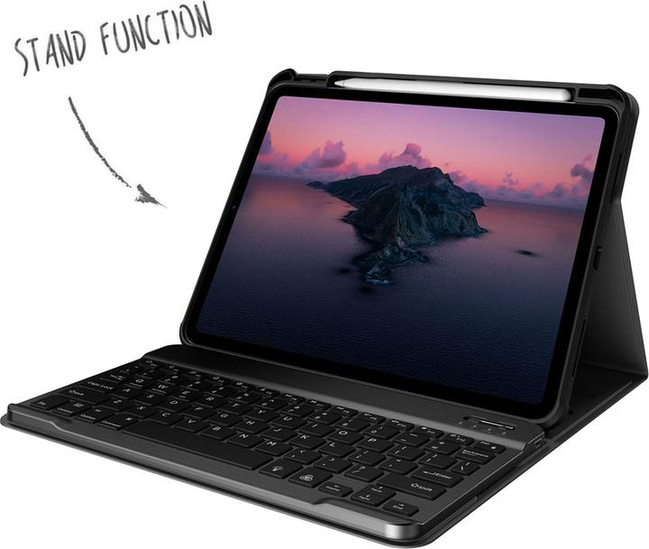 Produktbild Accezz QWERTY Keyboard Bookcase iPad Air (2025 / 2024 / 2022 / 2020) / Pro 11 (2022 - 2018)