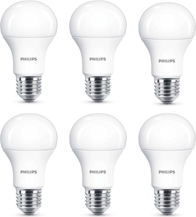 Actual product image Philips LED (E27, 11 W, 1055 lm, 6 x, F)