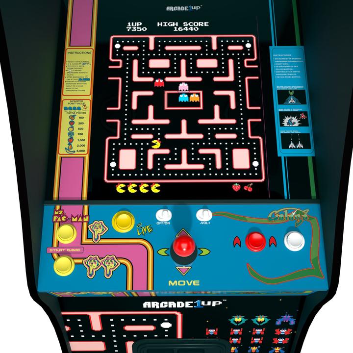 Actual product image Arcade1Up - Ms. Pac-Man vs Galaga - Class of 81 - Deluxe Arcade Machine