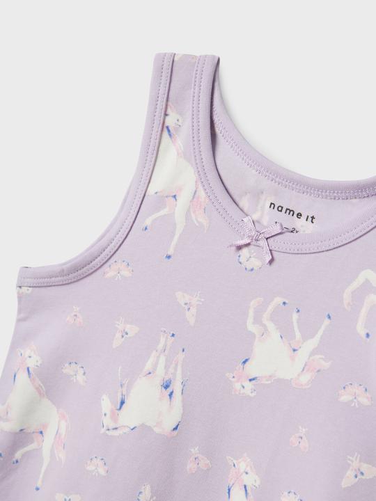 Actual product image Name it Nmftank Top 2p Pastel Lilac Horse Noos (104)