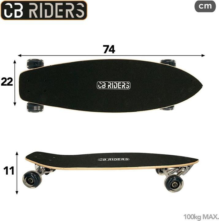 Actual product image Colorbaby Skateboard (29.13")