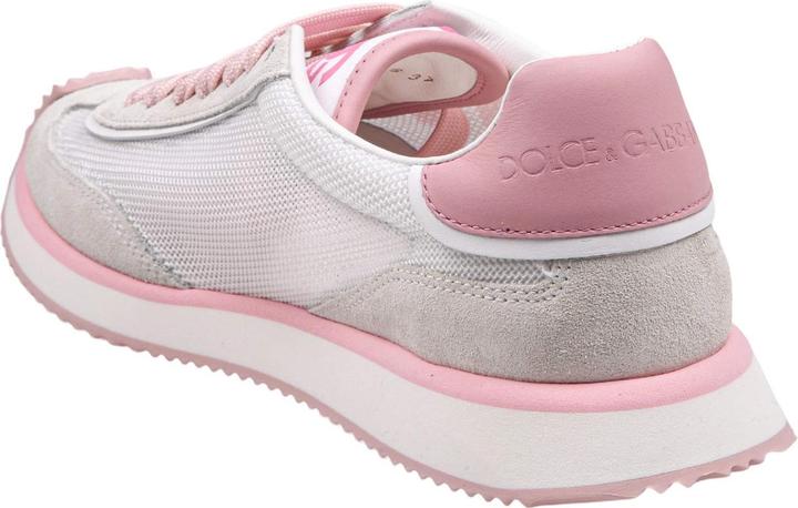 Image du produit Dolce & Gabbana dragon sneakers in mixed materials white and pink color (42)