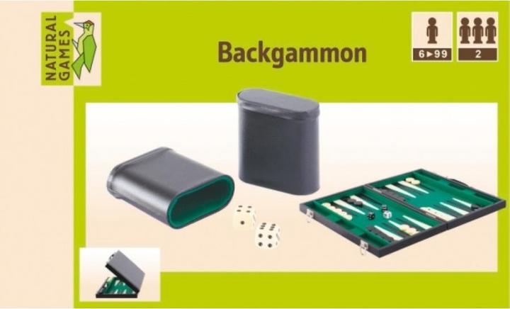 Actual product image Natural games Backgammon (German)