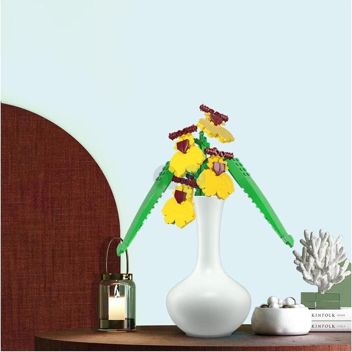 Actual product image Mould King Golden orchid
