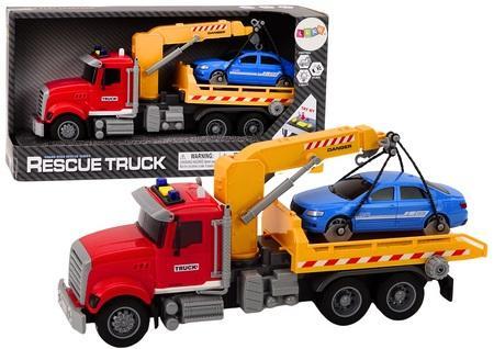 Actual product image Lean Toys Abschleppwagen mit Kran