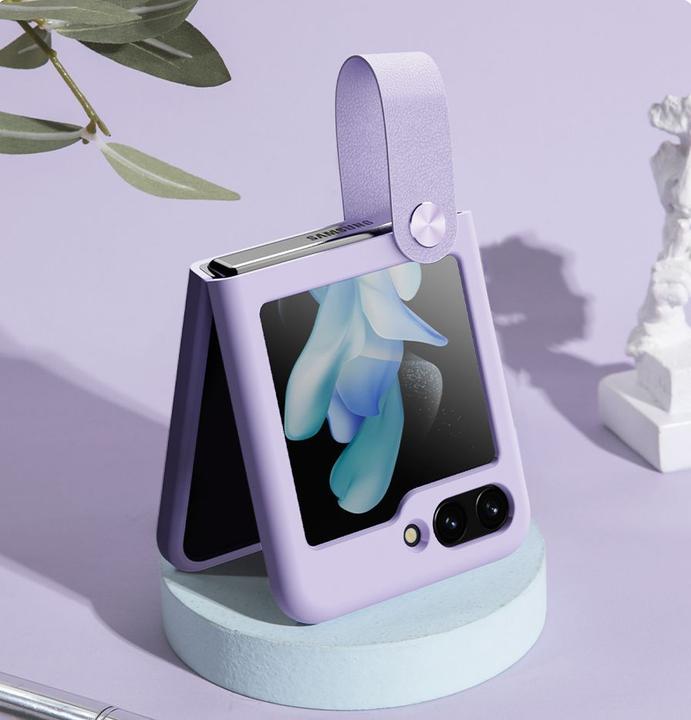 Immagine prodotto Nillkin Custodia Flex Flip con gancio e supporto per Samsung Galaxy Z Flip 5 - nera (Samsung Galaxy Z Flip5)