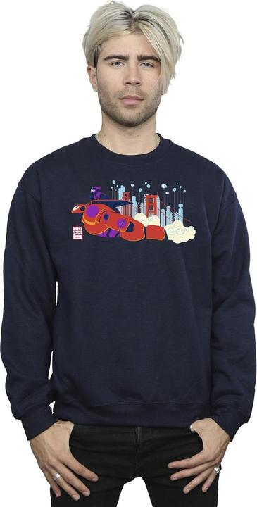 Immagine prodotto Disney Big Hero 6 Baymax Hiro Bridge Felpa Uomo (4XL)