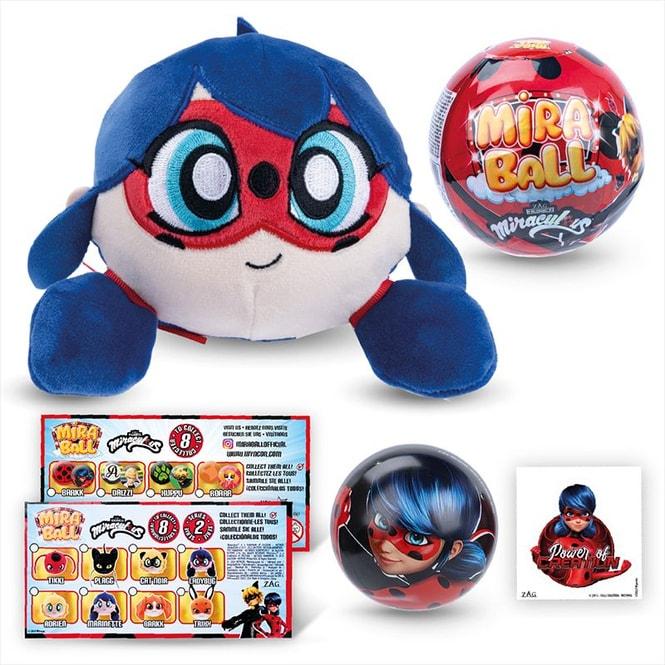 Actual product image Miraculous Miraball Kwami Plush 12 collectibles