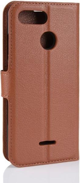 Actual product image MU Classic Litchi Leather Bookcover Series (Xiaomi Redmi 6)
