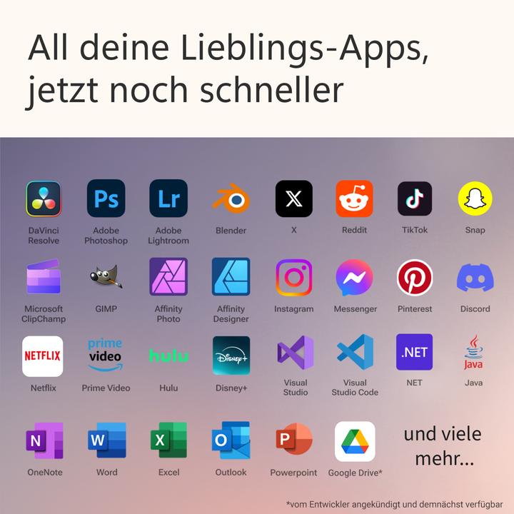 Produktbild Microsoft Surface Pro – Copilot+ PC (mit Netzteil) – 11. Edition (13", Snapdragon X Elite X1E-80-100, 16 GB, 1000 GB, Ohne Tastaturlayout)