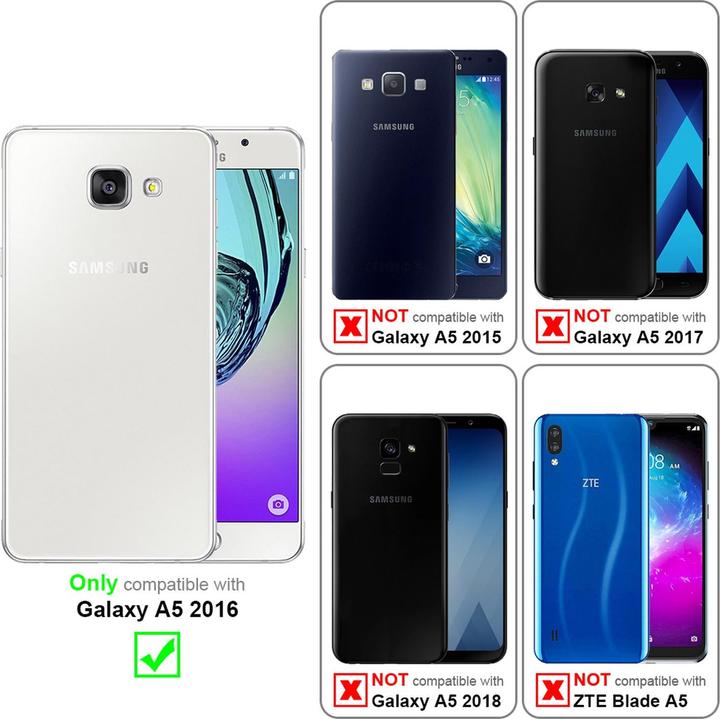 Produktbild Cadorabo Book Jeans Optik Cover (Samsung Galaxy A5 (2016))