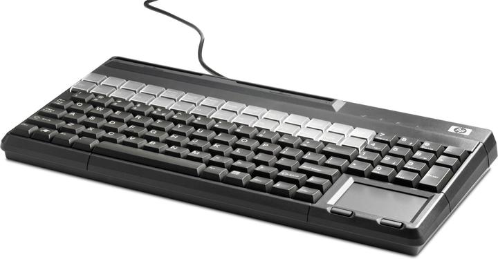 HP USB POS-Tastatur mit Magnetstreifen-Lesegerät (DE) (DE, Kabelgebunden)