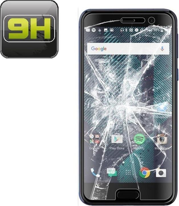 Actual product image Protectorking 1x real tempered 9H armoured glass 3D CLEAR (1 Piece, HTC U Play)