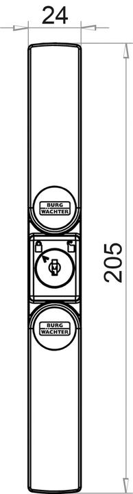 Actual product image Burg Wächter Window locking devices Winsafe WS 22