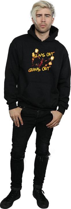 Actual product image Mens Deadpool Sun's Out Guns Out Hoodie (L)