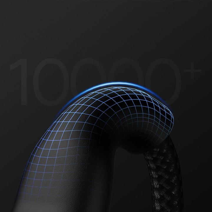 Actual product image Baseus 3in1 USB cable Flash Series, USB-C + micro USB + Lightning, 100W, 1.2m (black) (1.20 m, USB 3.2 Gen 1, 100 W)