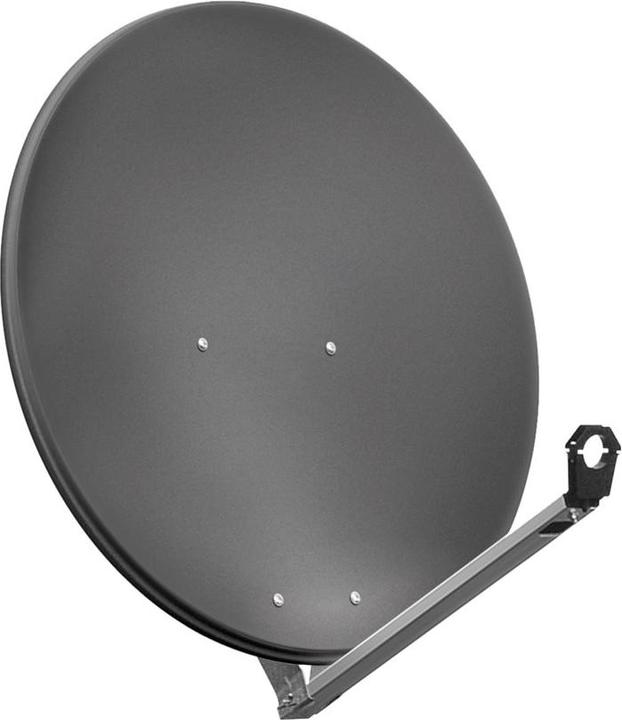 Goobay 80 cm Alu-Satellitenspiegel (Parabolantenne, 38.80 dB, DAB/ DAB+, WiMAX)