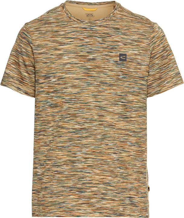 Camel Active Kurzarmshirt mit geripptem Kragen