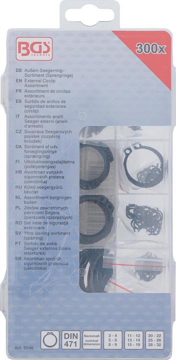 Produktbild BGS Aussen Seegerringe