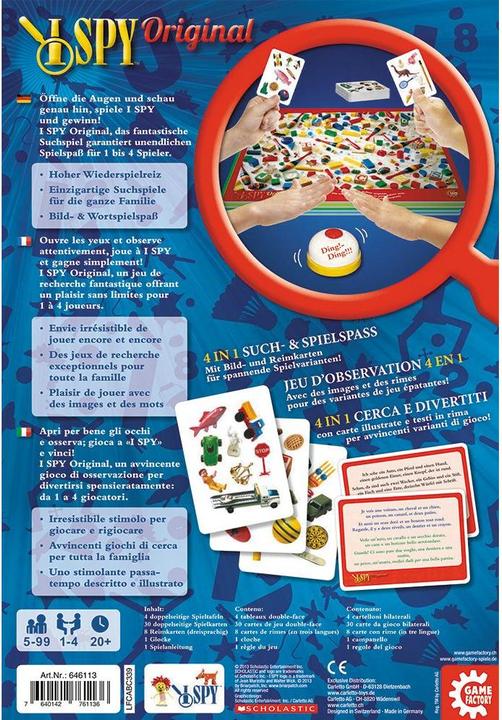 Produktbild Game Factory I Spy Original (Deutsch, Französisch, Italienisch)