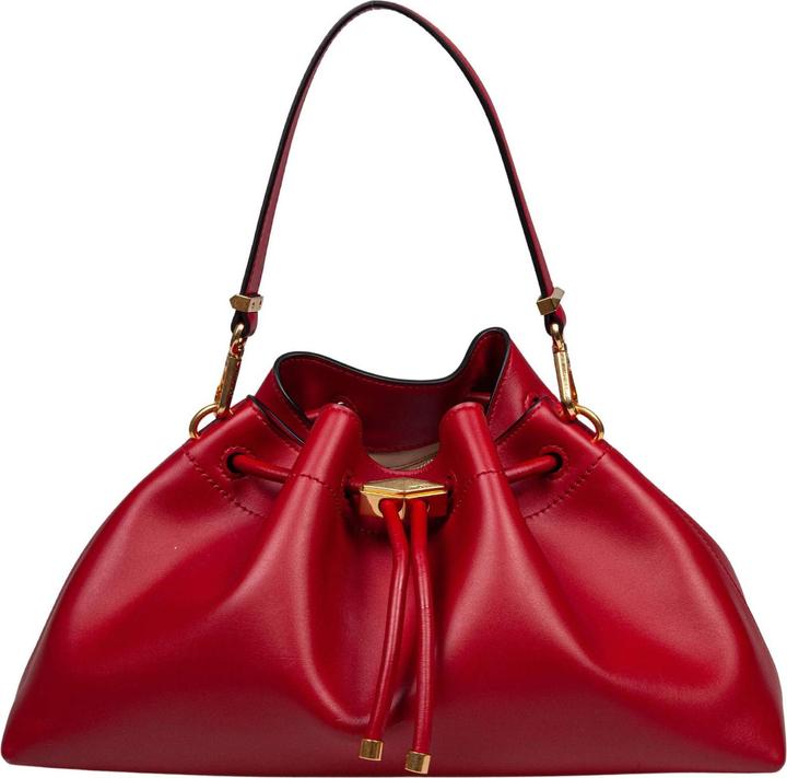 Produktbild Jimmy Choo bucket bag in red color leather
