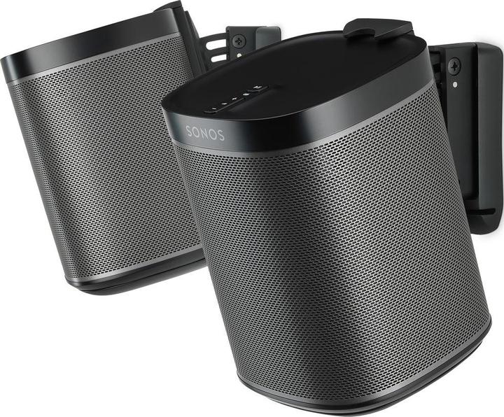 Actual product image Flexson Wall mount for Sonos One and Play:1 (1 pair, Wall installation, Pivoting, Tiltable, Rotatable)