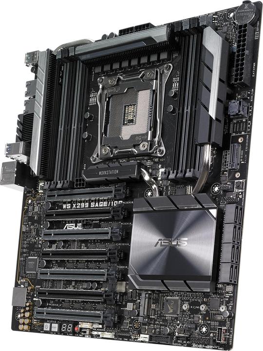Produktbild ASUS Ws X299 Sage/10g (LGA 2066, Intel X299, SSI CEB)