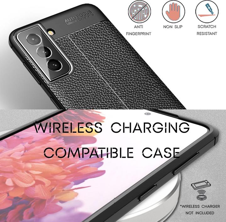 Immagine prodotto Nalia Custodia per cellulare in silicone con aspetto in pelle (Samsung Galaxy S22)