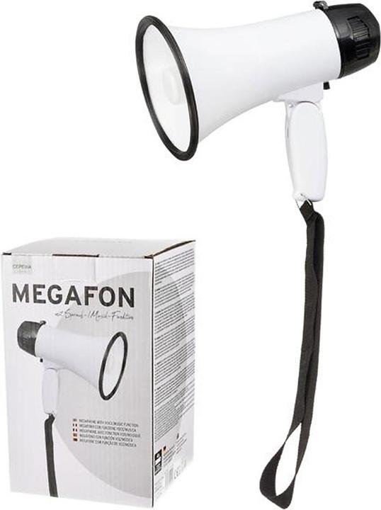 Immagine prodotto Cepewa Megafono, funzione voce e musica, 10 watt