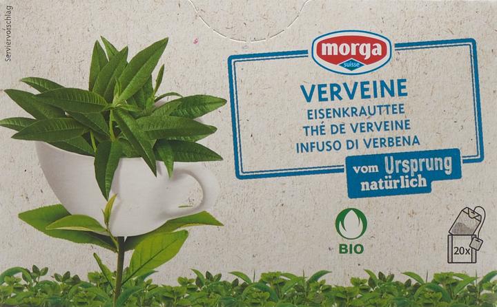 Actual product image Morga Verveine Eisenkraut Tee mit Hülle Bio Knospe (70 g)