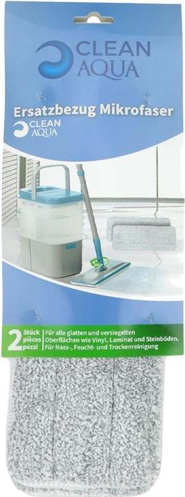 Produktbild CREaCLEAN Mikrofaser Universal Wischbezug für CleanAqua 2er Set (2 Stk.)