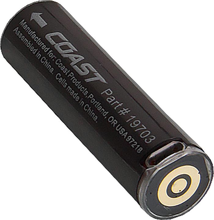 Actual product image Coast ZITHION-X ZX250 battery pack for A22R / HP5R