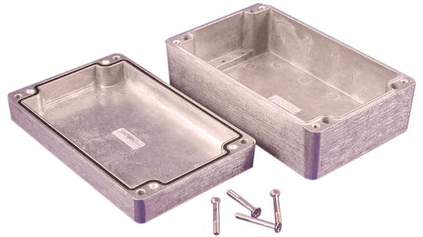 Immagine prodotto Hammond Alloggiamento pressofuso, parete spessa 1550 98,4x64,4x34,4mm alluminio, alluminio pressofuso IP66 (Case)