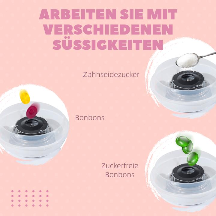 Immagine prodotto Homcom Macchina per lo zucchero filato