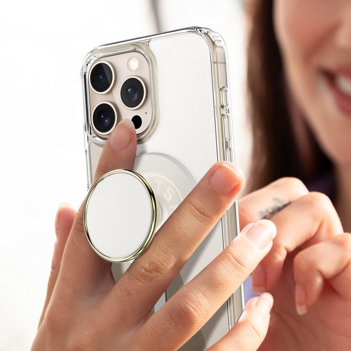 Productafbeelding PopSockets PopGrip voor MagSafe Emaille Kokosnoot Crème