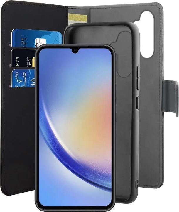 Immagine prodotto Puro Portafoglio Staccabile Samsung A34 5G A346 2w1 czarne/nero PUSGA34BOOKC3BLK (Samsung Galaxy A34 5G)