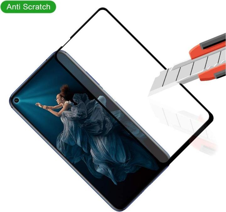 Produktbild Screenguard Honor 20 Pro Full Screen Panzerglas Schutzfolie 2.5D 9H (1 Stück, Honor 20 Pro)