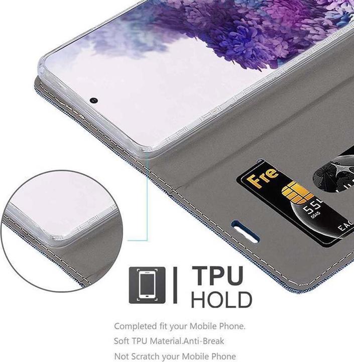 Actual product image Cadorabo Book Jeans Optics Cover (Samsung Galaxy S20 Ultra)