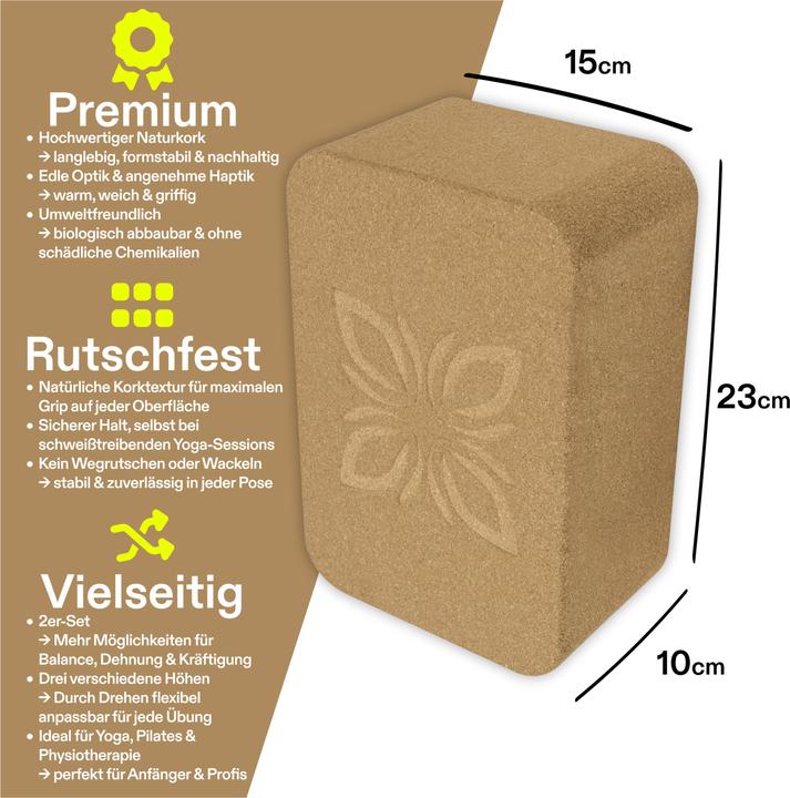 Actual product image Omnana RAISE yoga block