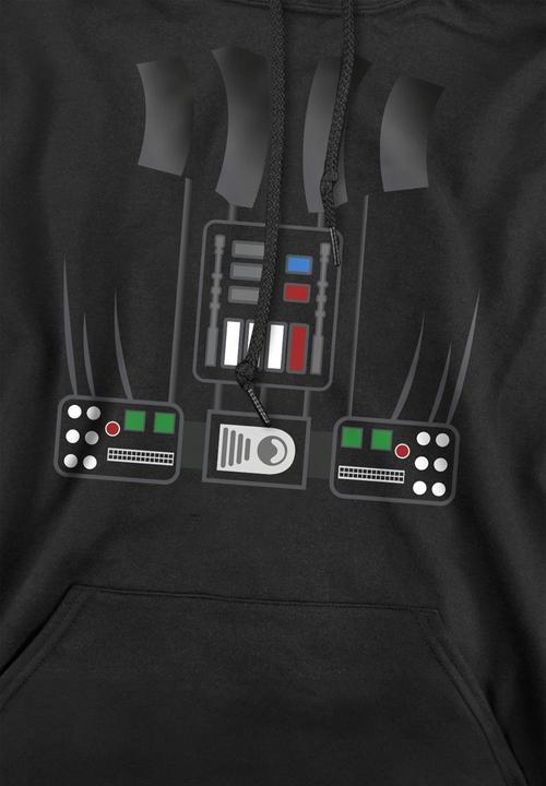 Actual product image Star Wars Mens Darth Vader Costume Hoodie (S)