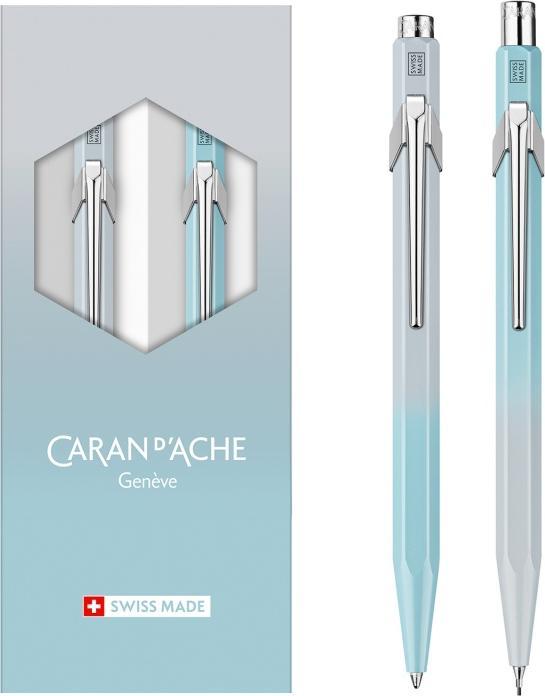 Image du produit Caran d'Ache 849 Set Blue Lagoon Sonderedition (Bleu polaire, Gris givré, 2 x)