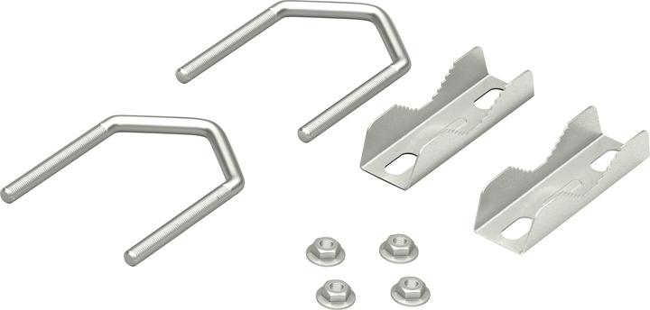 Goobay 2er-Set Zahnschellen U-Bügel für bis zu 60 mm Rohrdurchmesser (Sonstige)