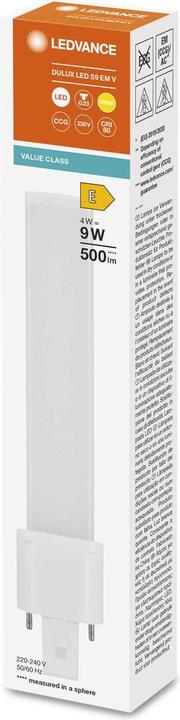 Image du produit Ledvance Lampe compacte à LED (G23, 4 W, 500 lm, 10 x, E)