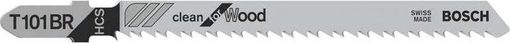 Produktbild Bosch Professional Zubehör Stichsägeblatt T 101 BR Clean for Wood, 25er-Pack
