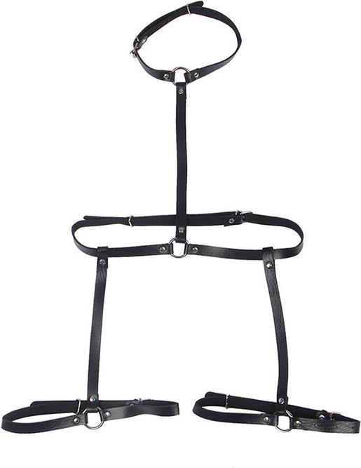 Image du produit Subblime Harnais De Corps En Cuir, Noir, Une Taille