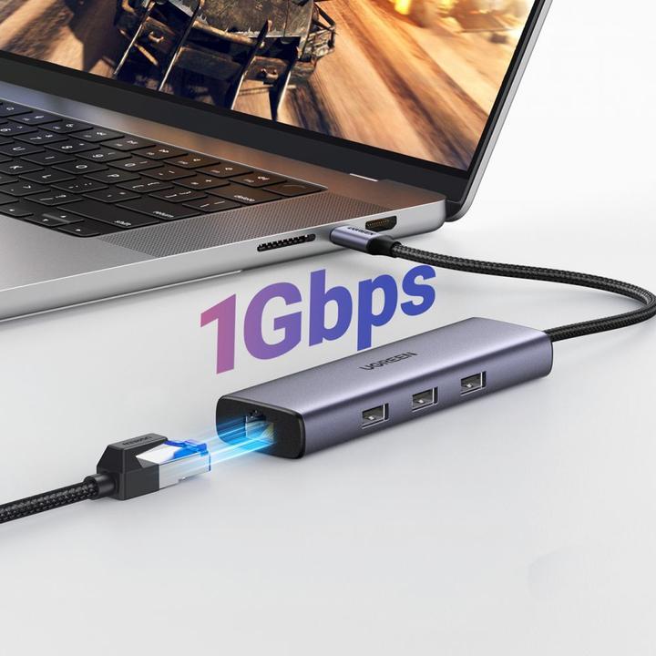 Actual product image Ugreen CM512 (USB-C, 6 Ports)